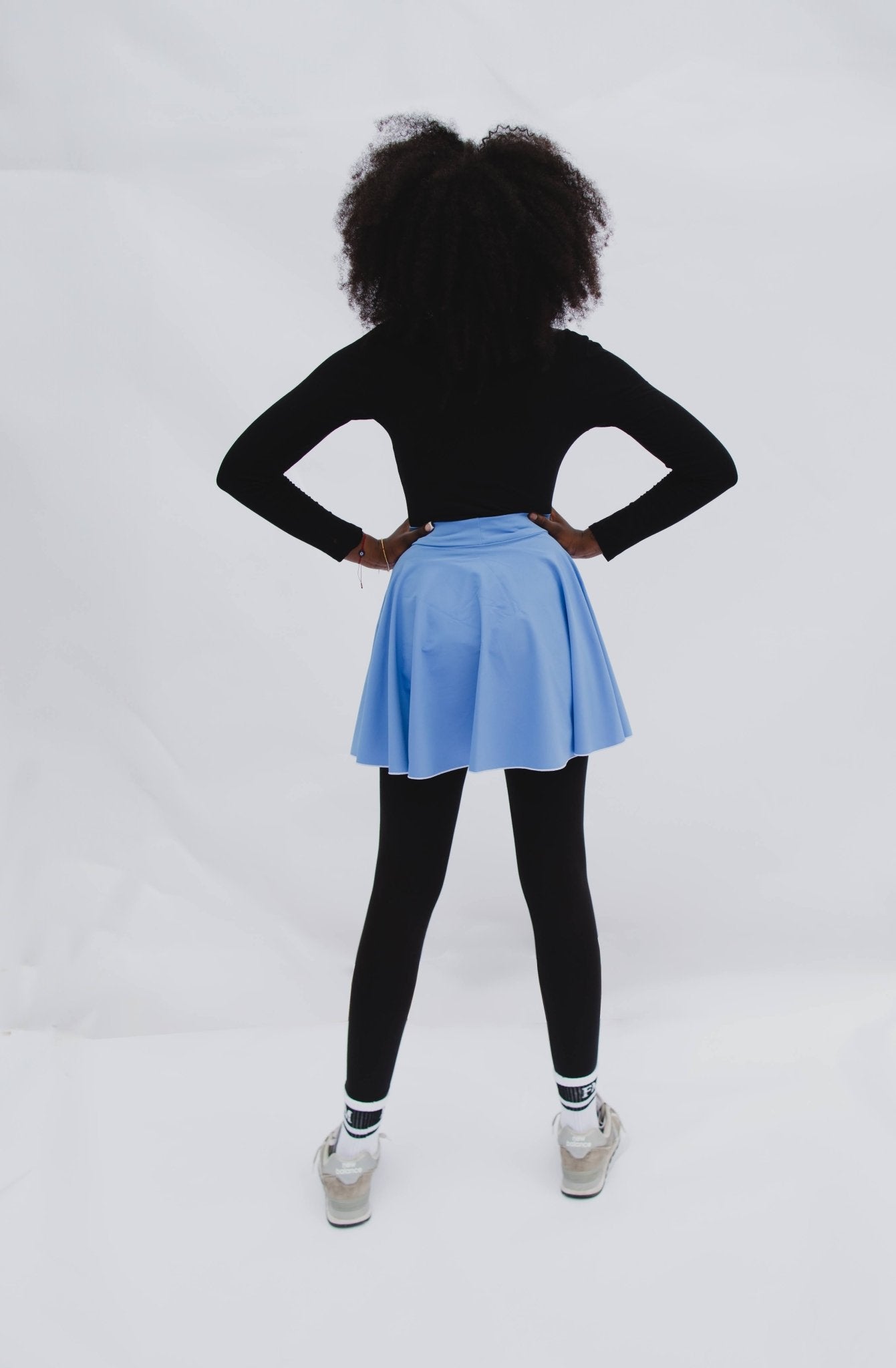 Flex Blue Circle SKirt - Flex Modesty