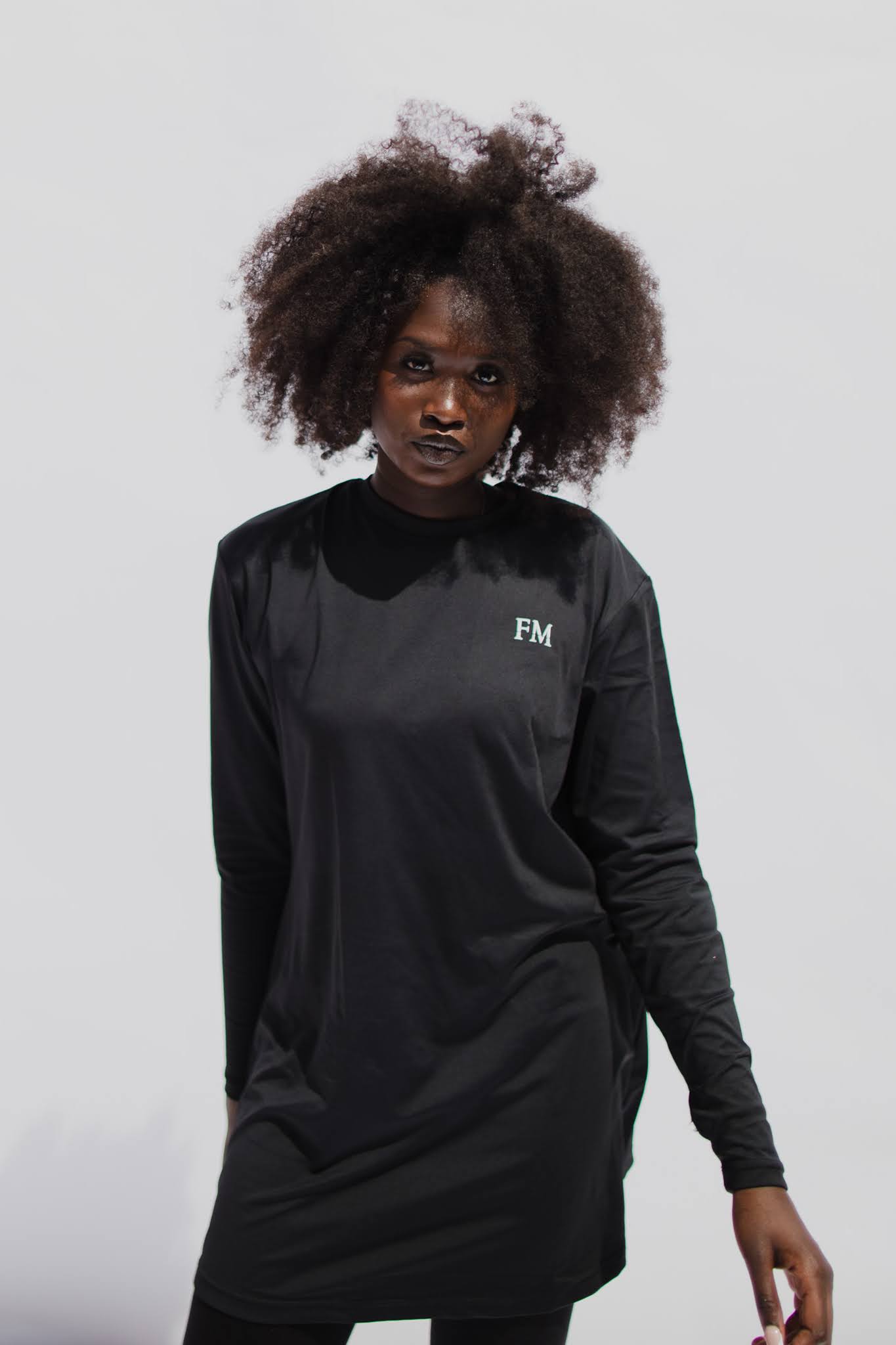 Courageous Long sleeve T - shirt Black - Flex Modesty