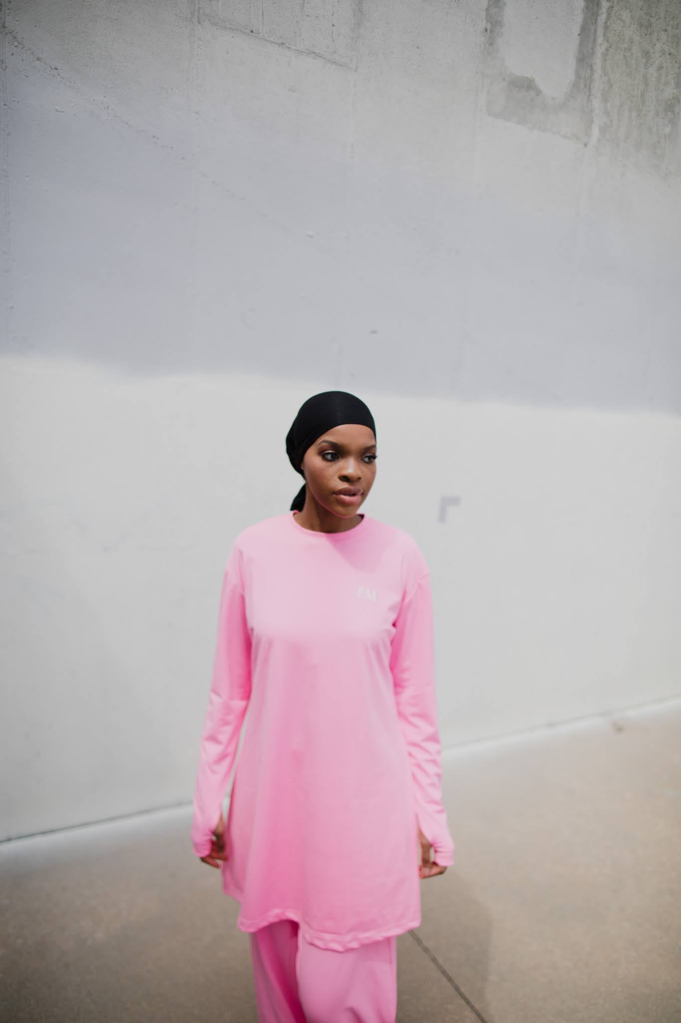 Courageous long sleeve t - shirt Pink - Flex Modesty