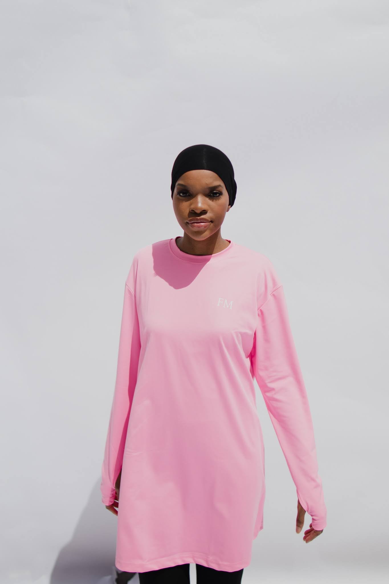 Courageous long sleeve t - shirt Pink - Flex Modesty