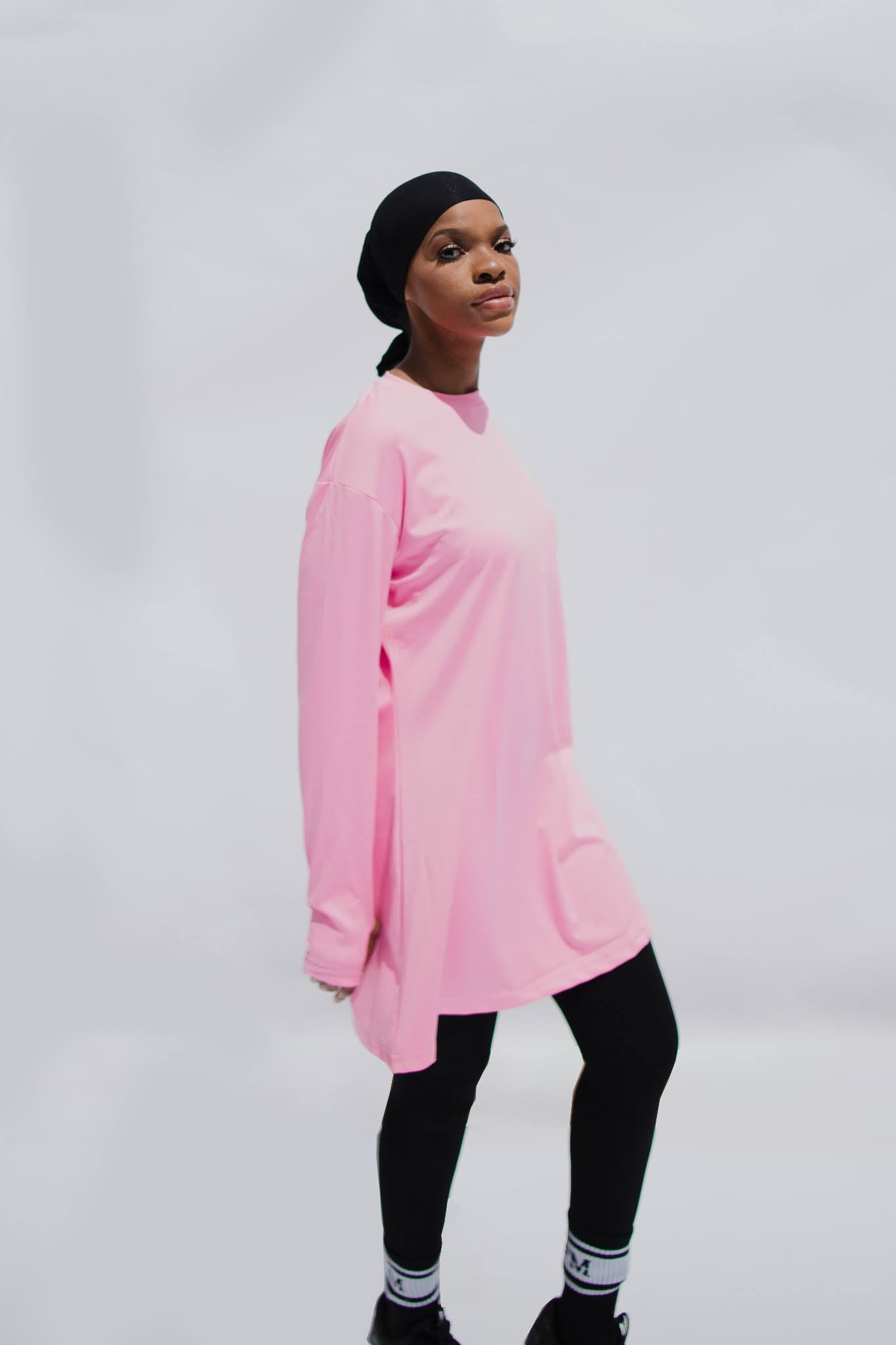 Courageous long sleeve t - shirt Pink - Flex Modesty