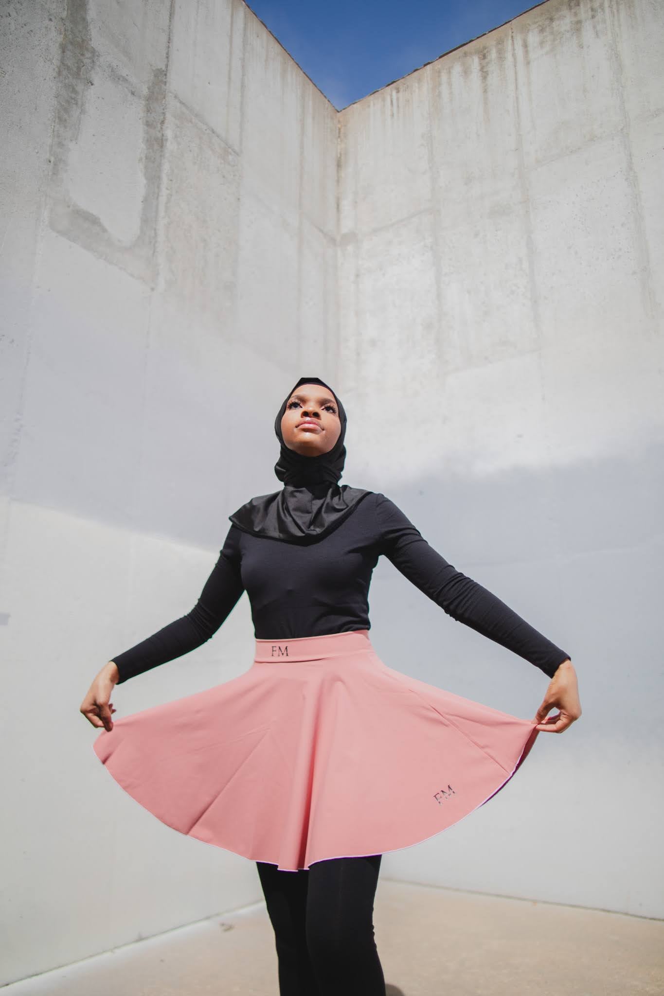 Flex Pink Circle Skirt - Flex Modesty